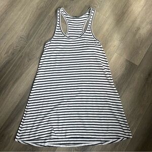 J. Crew Navy and White Striped Tank Dress - Re-Imagined Label- Small